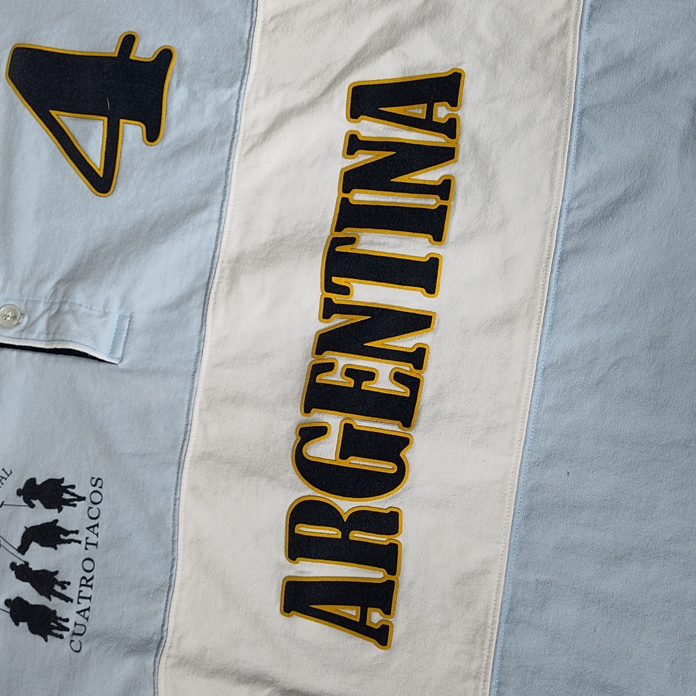 Argentina Cuatro Tacos International Polo Team Ruby Jersey S - Picture 2 of 10